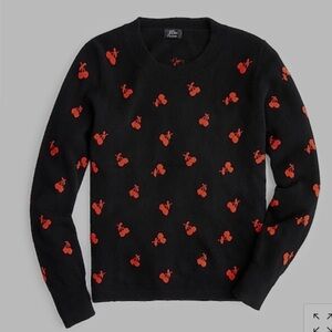 J. Crew cashmere cherry 🍒 sweater